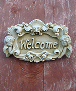 Welcome Plaque ADW4018