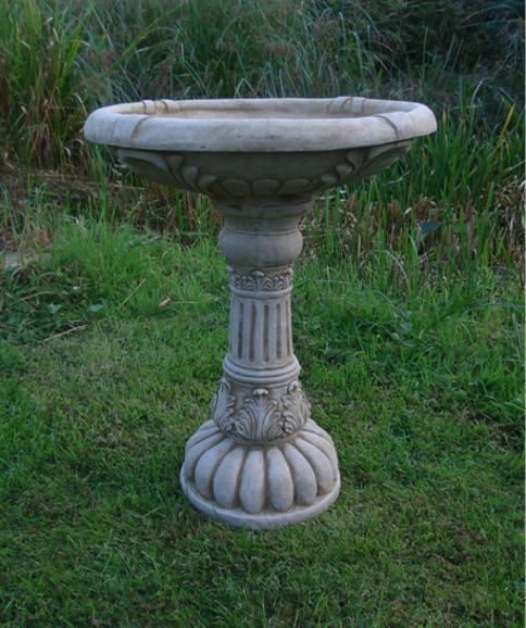 French Fleur Birdbath ADW1008