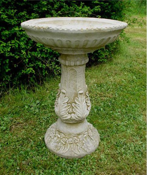 Ornate Birdbath ADW1002