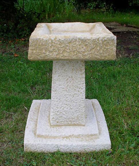 Small Square Birdbath ADW1005