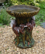 Squirrel and Nut Birdbath GF4003