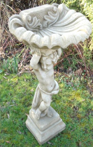 Wall Boy Bird Bath ADW1011