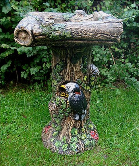 Woodpecker Birdbath GF4002